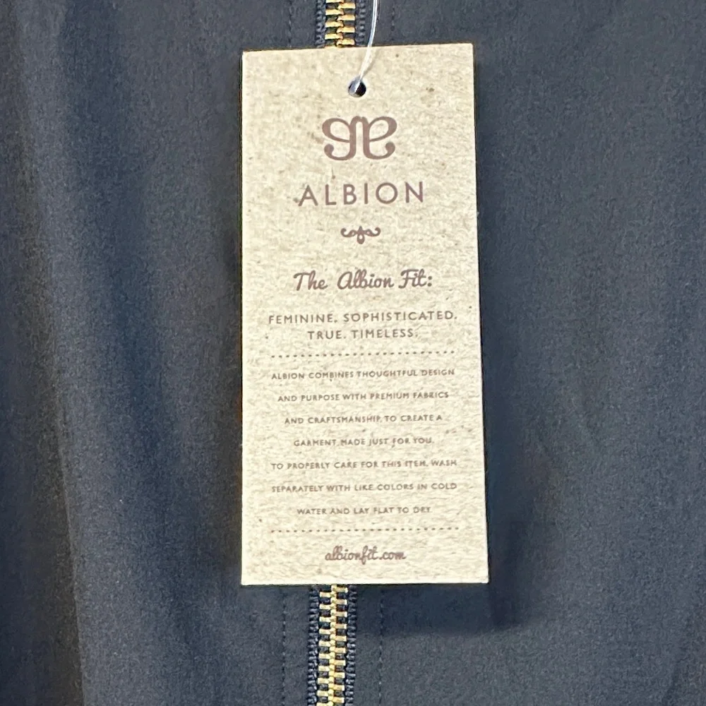 NWT Albion Classic Black Bomber Jacket Women's Size XL - Picture 4 of 8